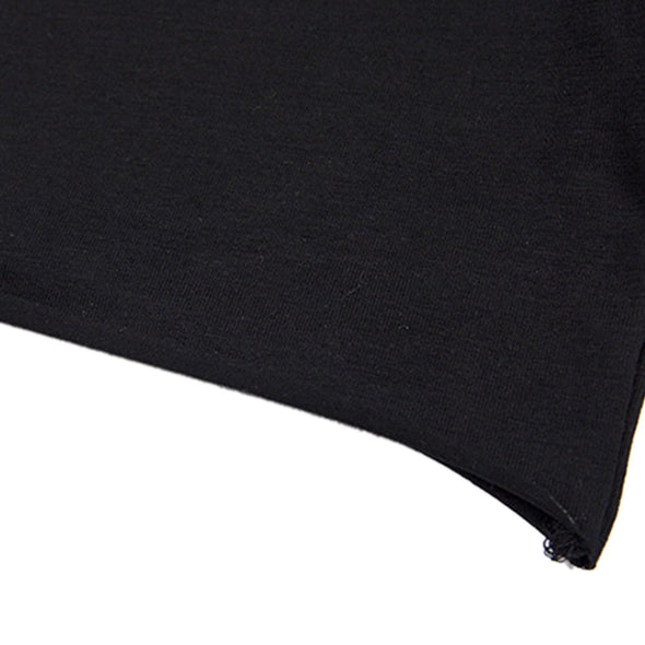 Crew Neck Cropped Short-sleeved T-shirt