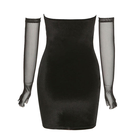 One-neck Sexy Slim-fit Buttocks Slim Dress