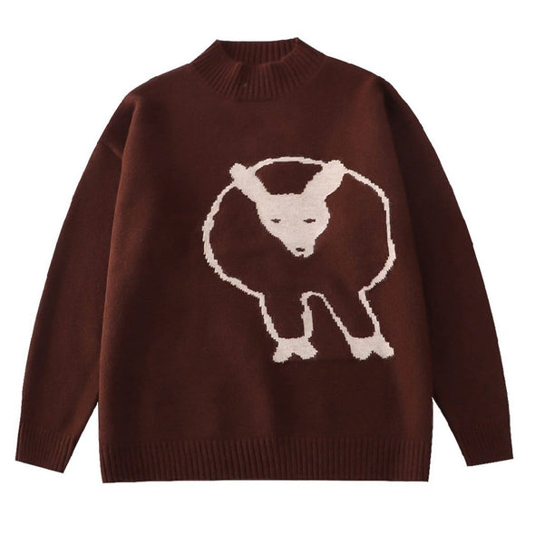 Kawaii Lamb Pattern Knitted Sweater