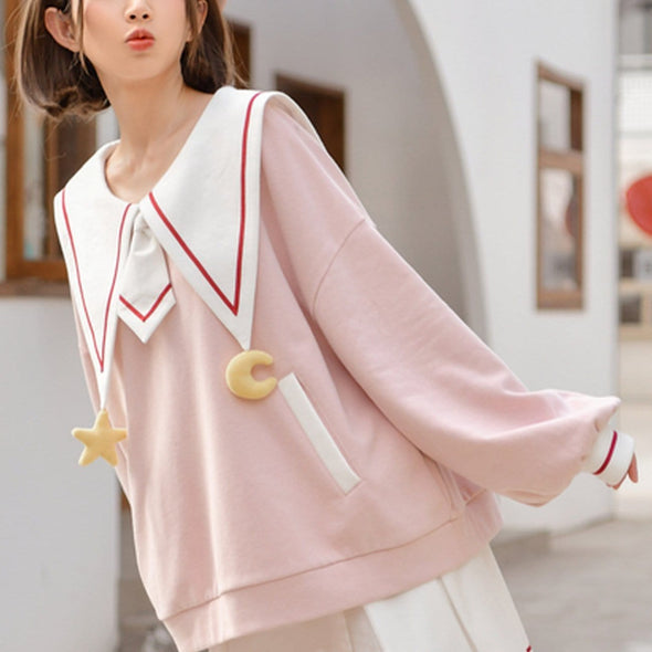 Kawaii Cute Girly Print Sweatshirt