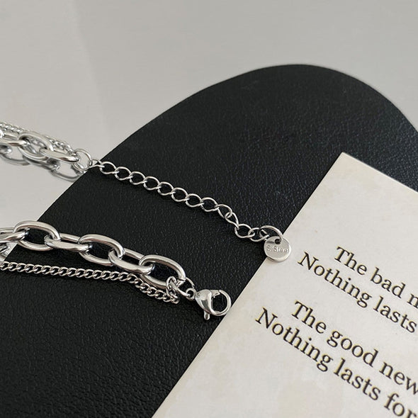 Personalized Stacked Multi-layer Clavicle Chain