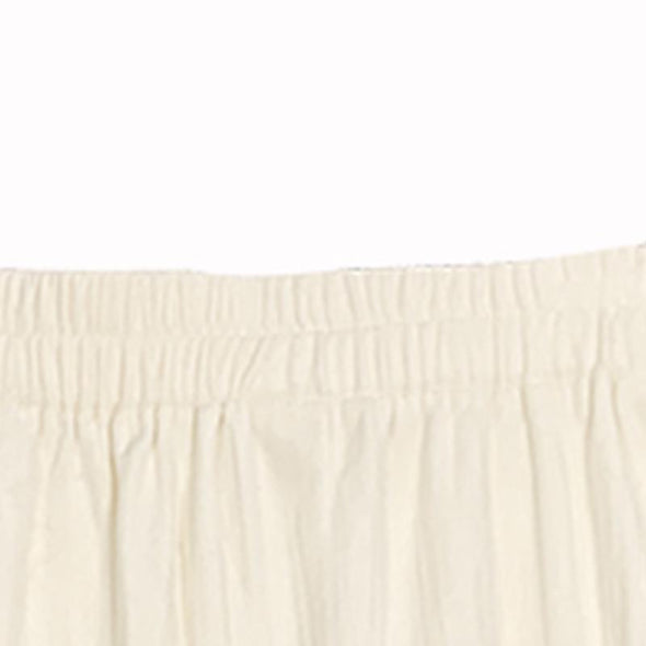 Kawaii Kawaii Solid Color Folds Maxi Skirts