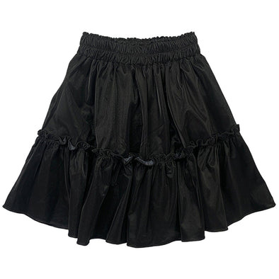 Kawaii Pure Color Velvet Skirt
