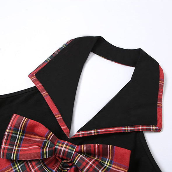 Bow-knot Embellished Off-shoulder Sleeve Long-sleeved Top