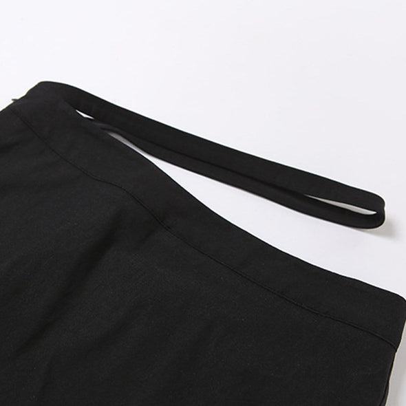 High Waist Bag Hip Irregular Stitching Skirt