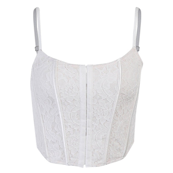 Gothic Lace Pattern Hollow-breasted Sling