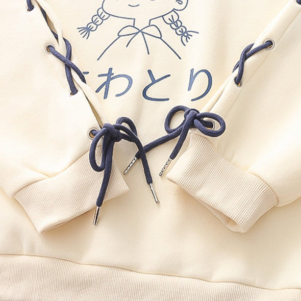 Kawaii Cute Girl Print Sweatshirt